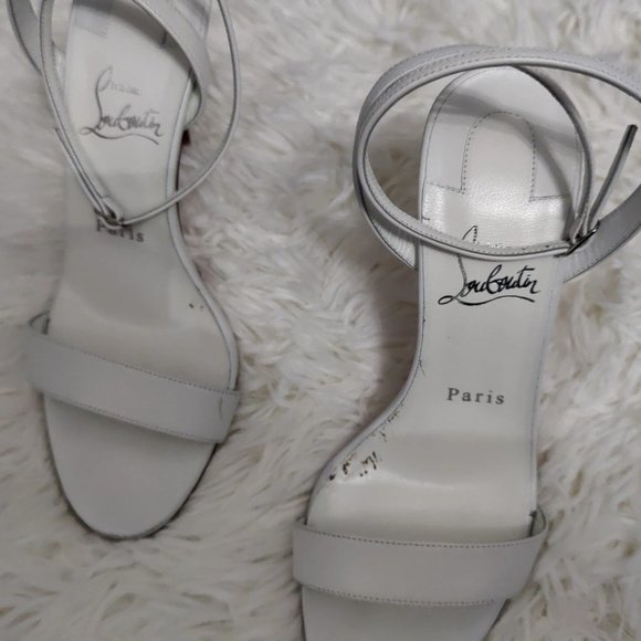 Christian Louboutin Loubigirl 100 Leather Sandal - Picture 3 of 4